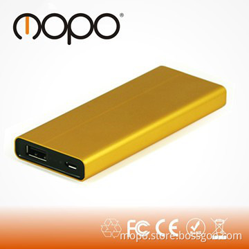 USB portable power 4000mAh aluminium alloy case with CE ROHS